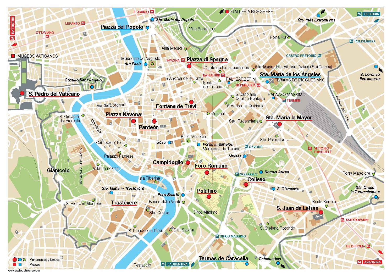 Mapas Y Planos De Roma