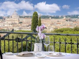 Mirabelle, comiendo con las mejores vistas de Roma (caro)