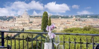 Mirabelle, comiendo con las mejores vistas de Roma (caro)