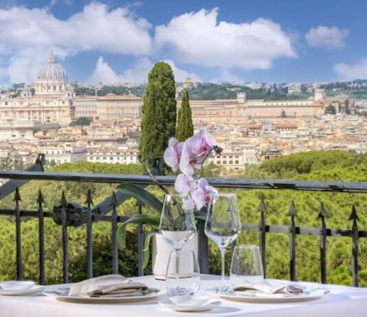 Mirabelle, comiendo con las mejores vistas de Roma (caro)
